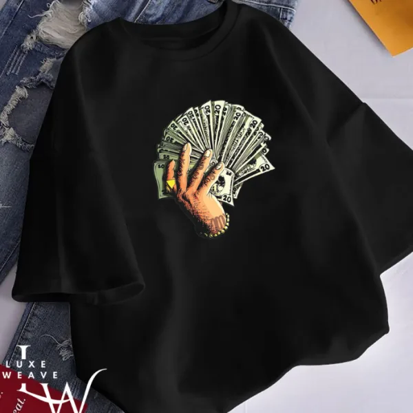 Oversized T-shirt Custom Designed - Money Grip
